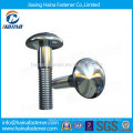 Zinc plateado DIN607 Carriage Bolt Ribbed Neck